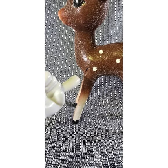 Retro Style Sugar Glitter Ceramic Deer - Picture 6 of 9